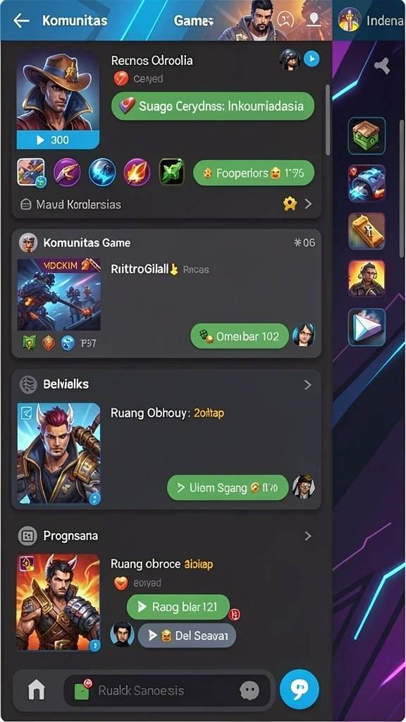 99luck99 - Tampilan karakter yang unik dan menarik.