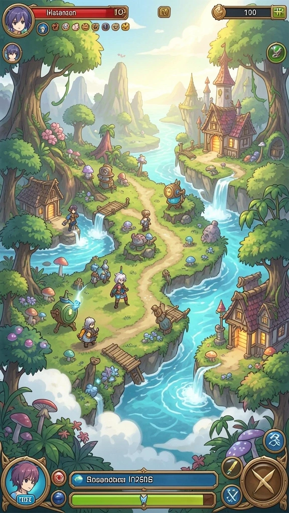 idagame - Screenshot menunjukkan interaksi antara pemain dalam game.