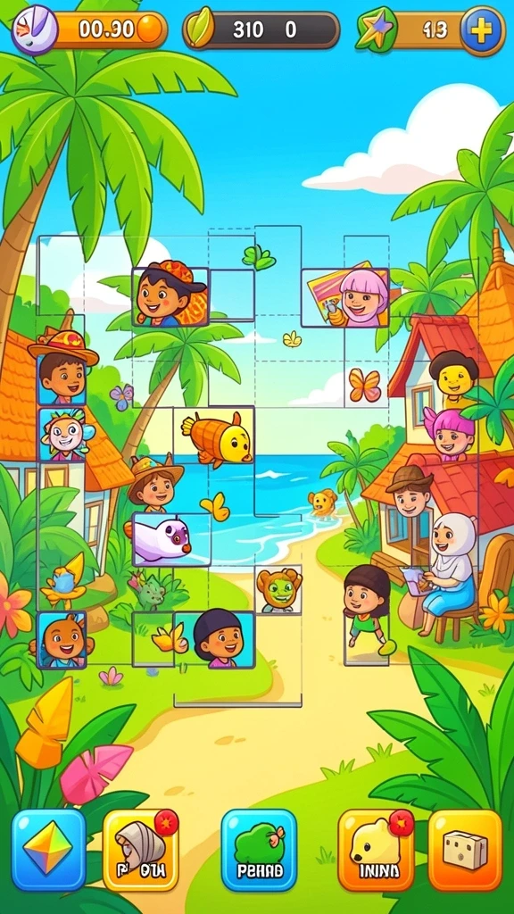 singa8 - Momen seru saat bertarung dalam mode multiplayer.