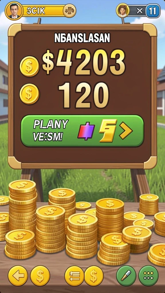 ungutoto - Screenshot menunjukkan mode multiplayer yang seru.