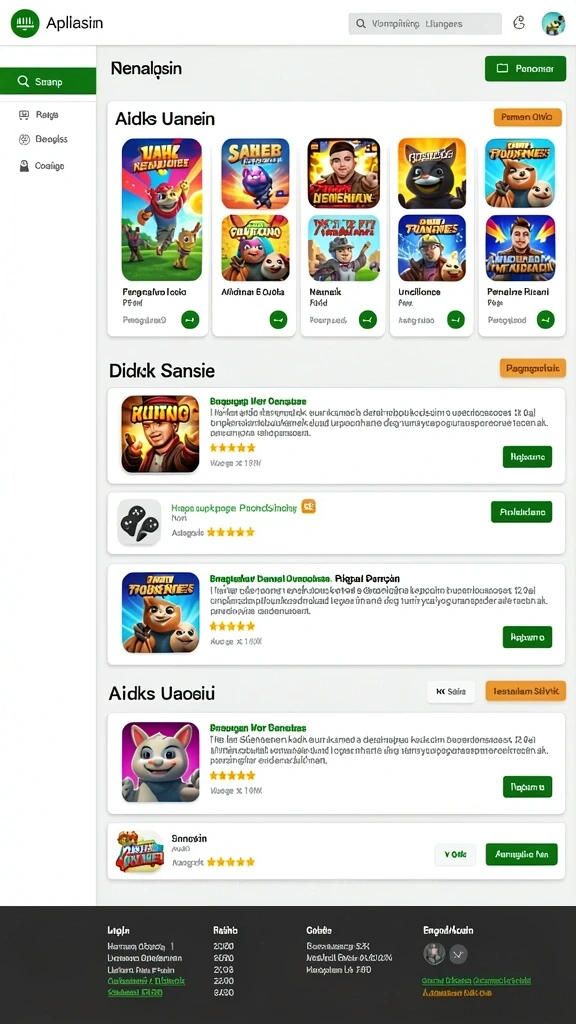 ungutoto - Screenshot memperlihatkan berbagai karakter yang bisa dikustomisasi.